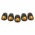 Complete Athlete Lights Smoke Lens Black Base Amber LED Bulbs  for 2003-2014 Ram 2500HD & 3500HD 5 Piece CO2622514